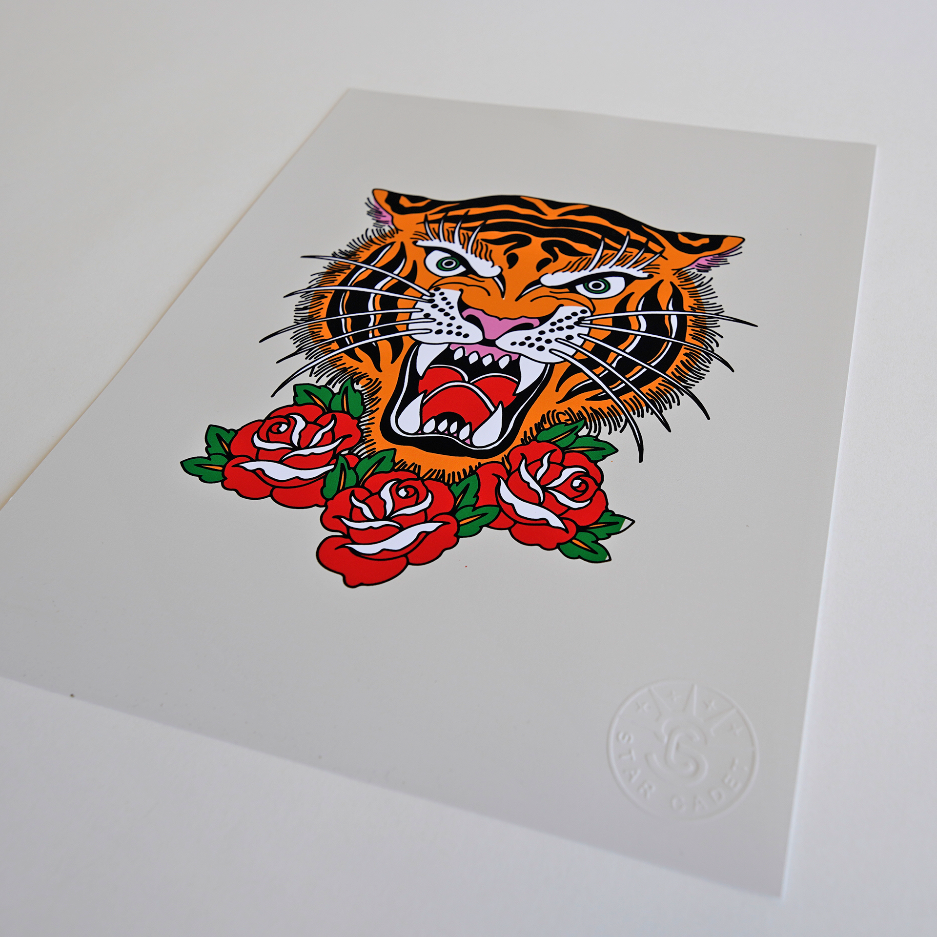 ROSEY THE TIGER - ART PRINT - 11 X 14