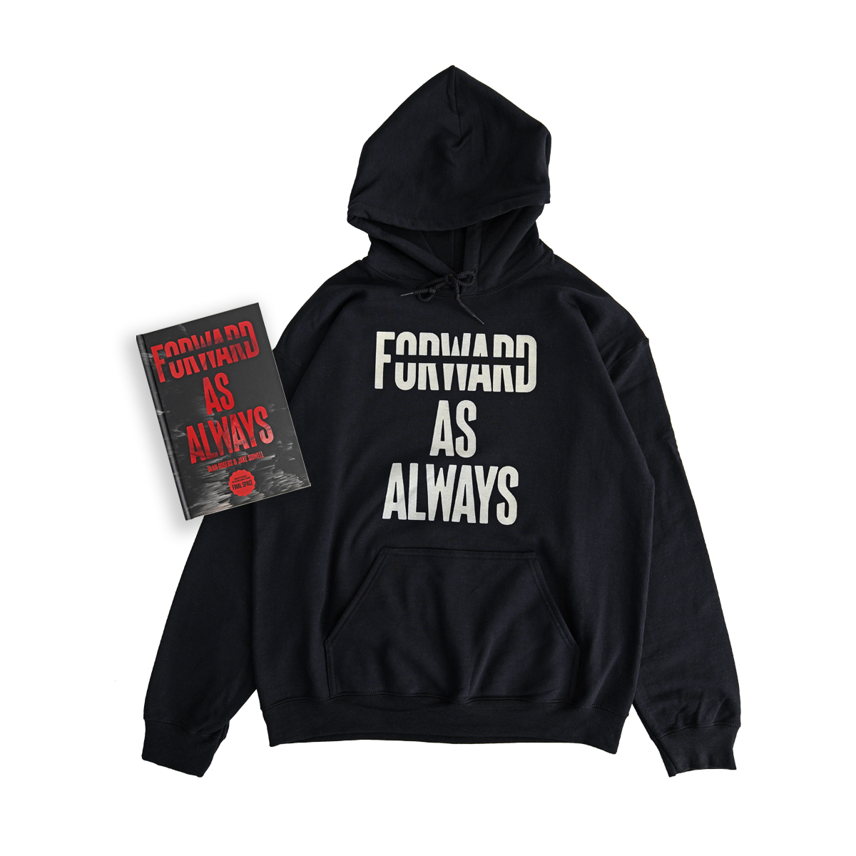 FORWARD AS ALWAYS - SWEATSHIRT - BLACK - BOOK BUNDLE