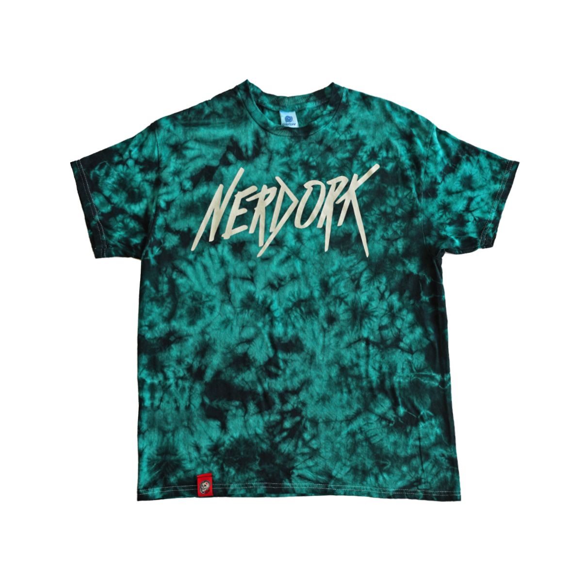 NERDORK - CRYSTAL DYE T-SHIRT - JADE