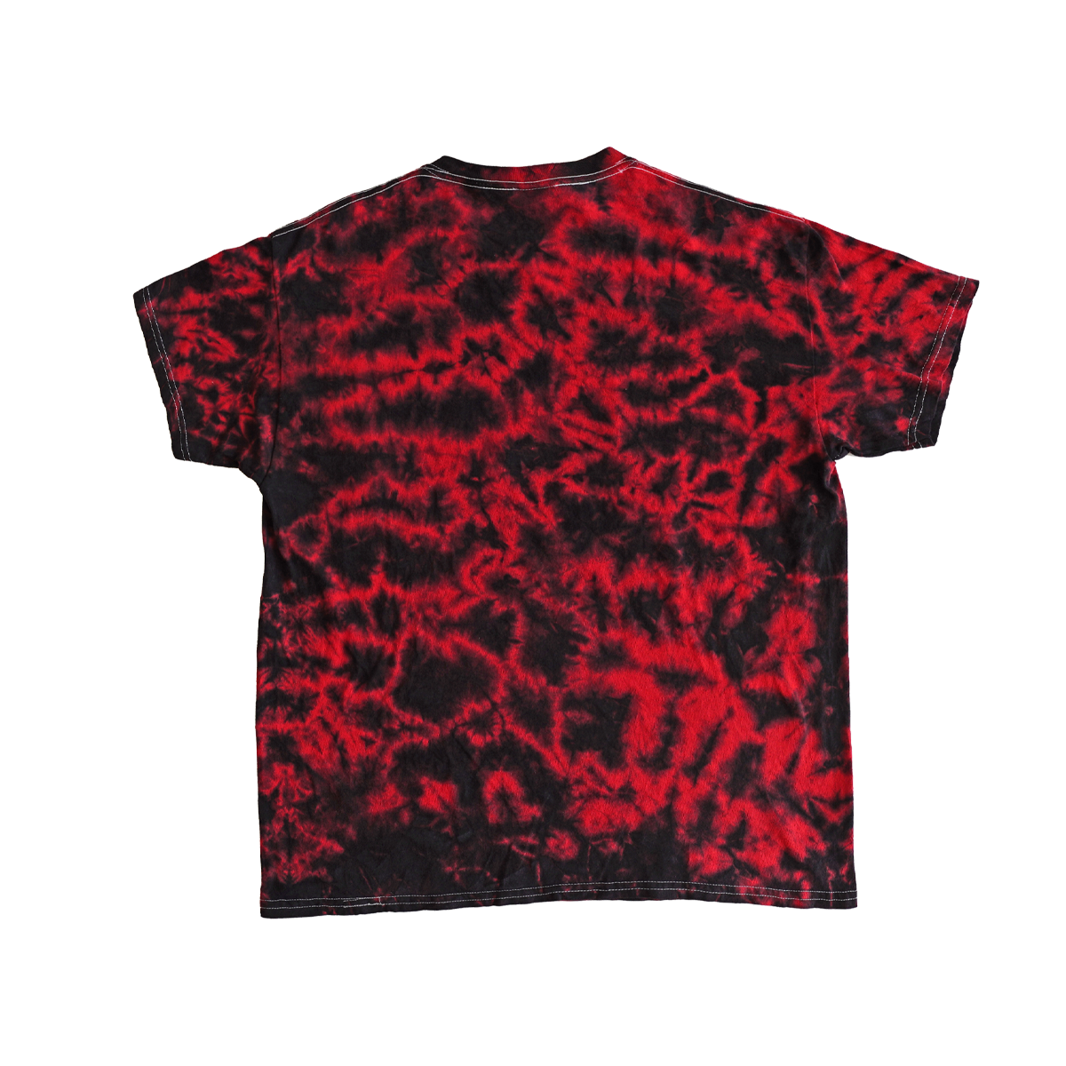 NERDORK - CRYSTAL DYE T-SHIRT - RED/BLACK