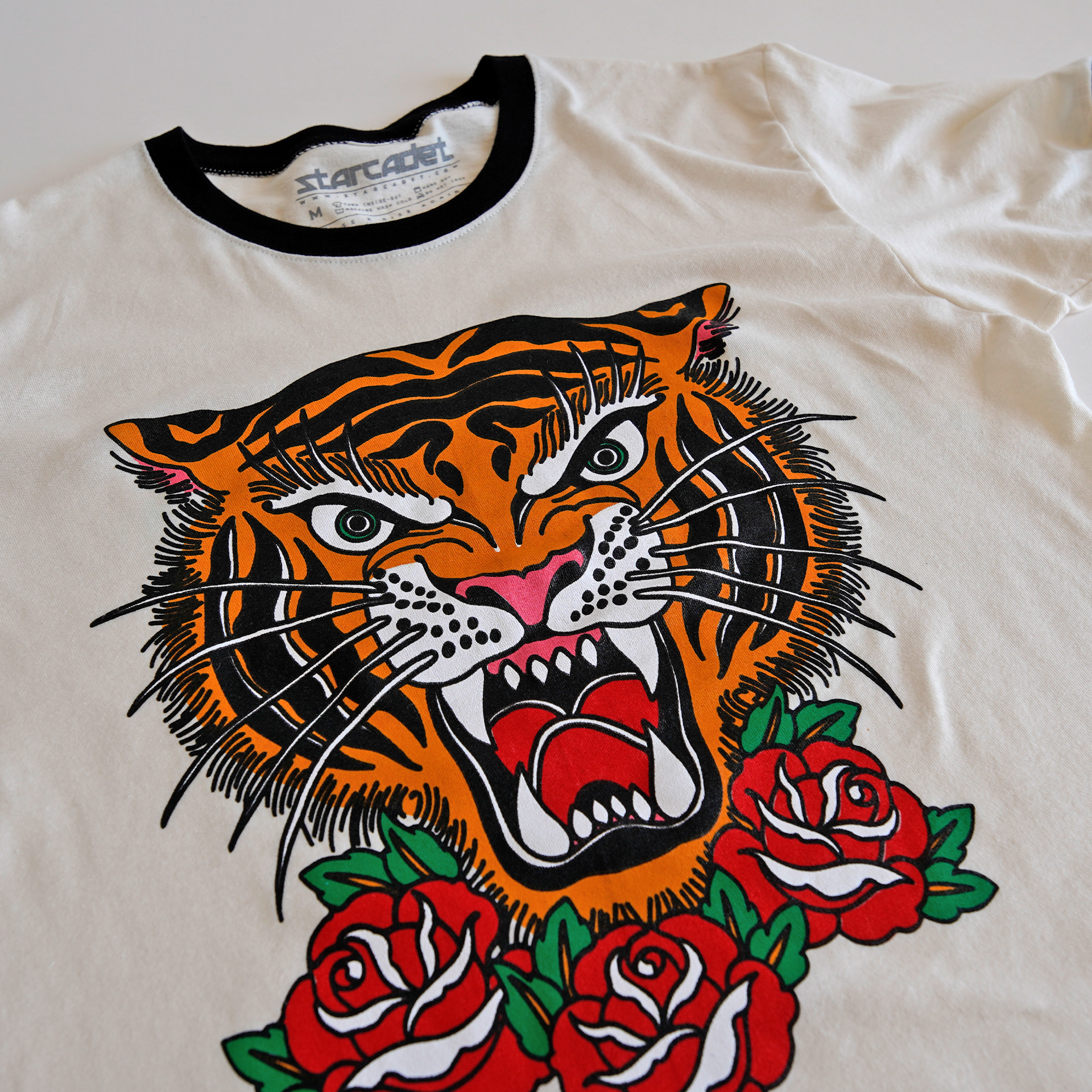 ROSEY THE TIGER - RINGER T-SHIRT