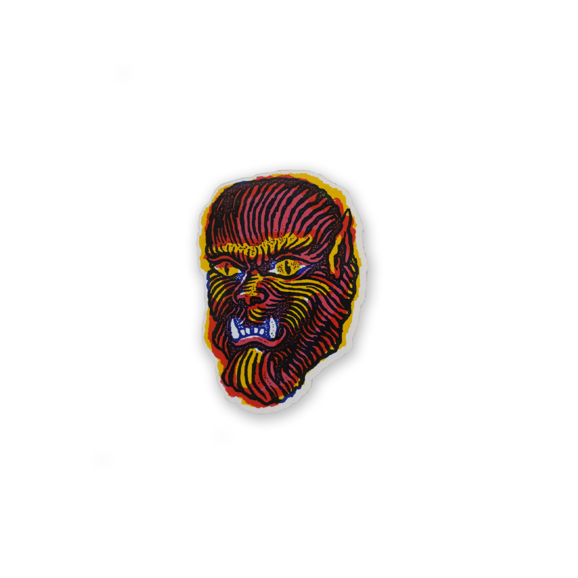 STICKER - WOLFMAN